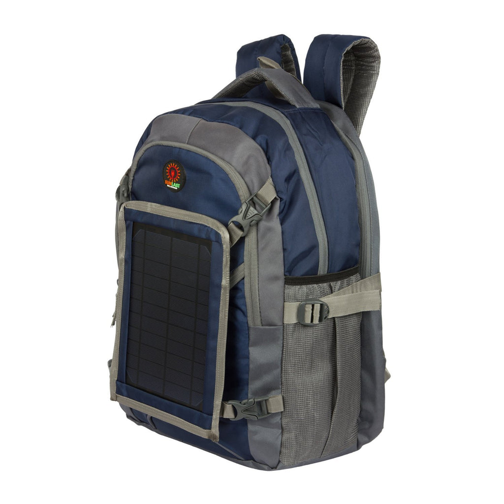Solar Laptop Backpack L004 with solar panel, battery bank and mobile charger (Sunlast)