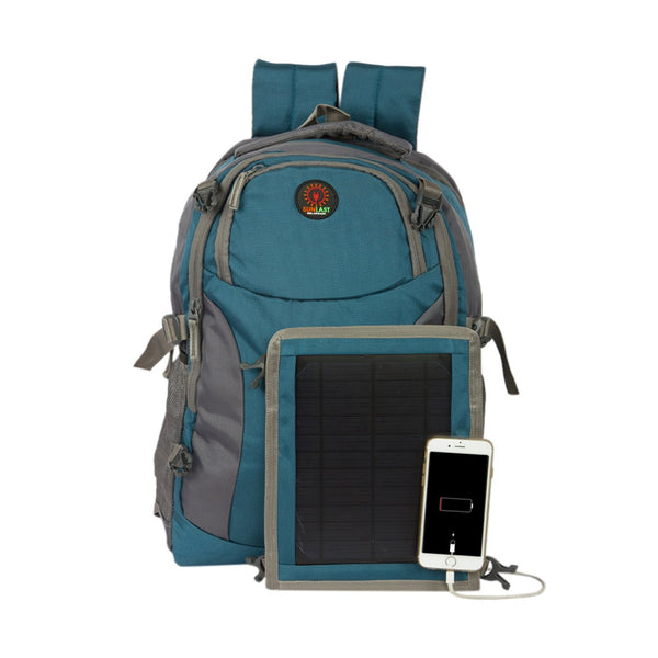 Solar Laptop Backpack L005 with solar panel, battery bank and mobile charger (Sunlast)