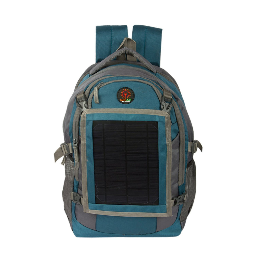 Solar Laptop Backpack L005 with solar panel, battery bank and mobile charger (Sunlast)