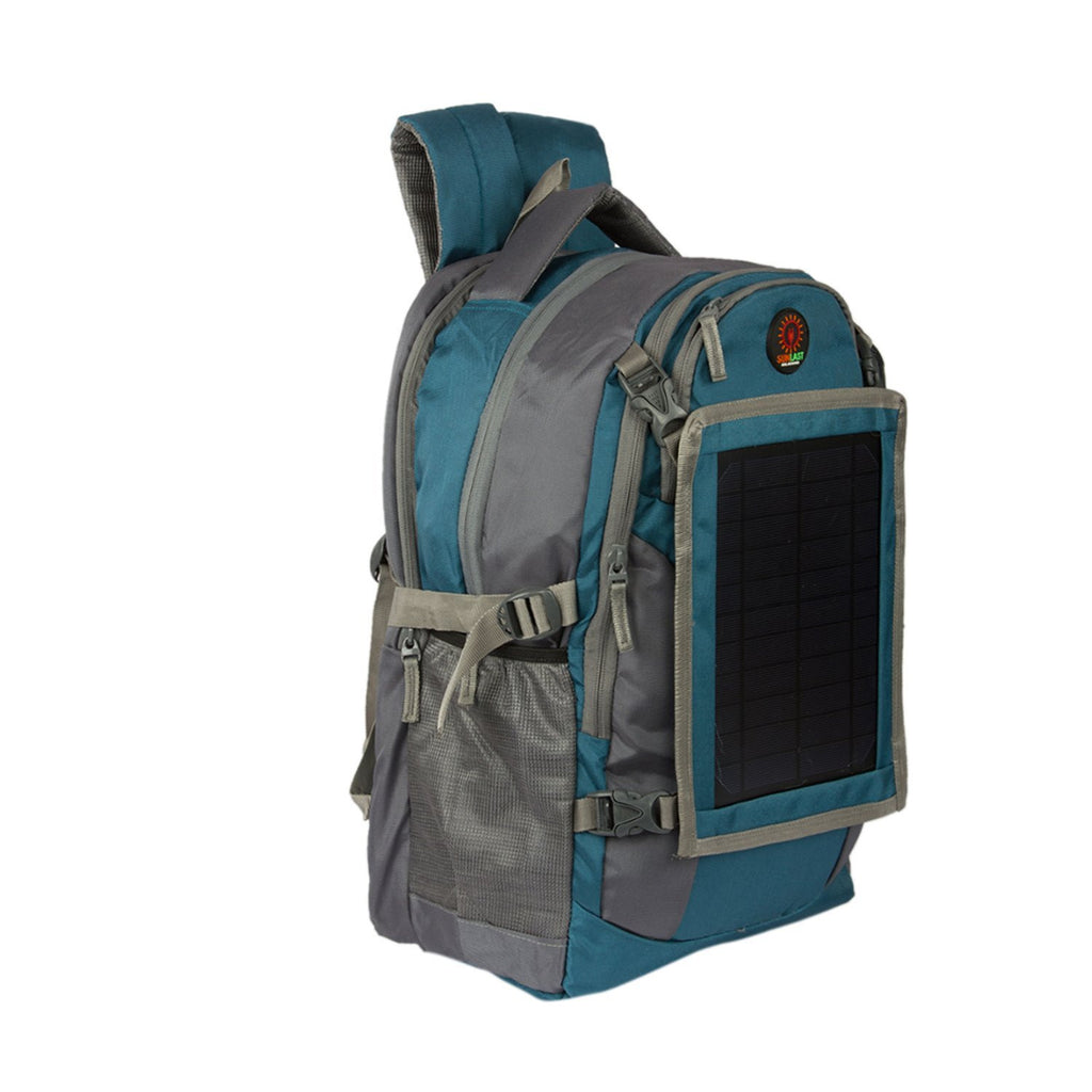Solar Laptop Backpack L005 with solar panel, battery bank and mobile charger (Sunlast)