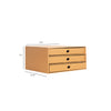 NATURAL LARGE DRAWER Set Of 2