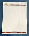 Recycled paper colour letterhead - A4 - MOQ 100 - Handmade Cloth Recycled