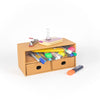 NATURAL MINI DESK ORGANIZER Set Of 2