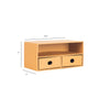 NATURAL MINI DESK ORGANIZER Set Of 2