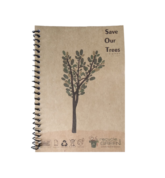 Recycle.Green SOT – Evergreen Recycled Paper A5 Notebook (100 pages)