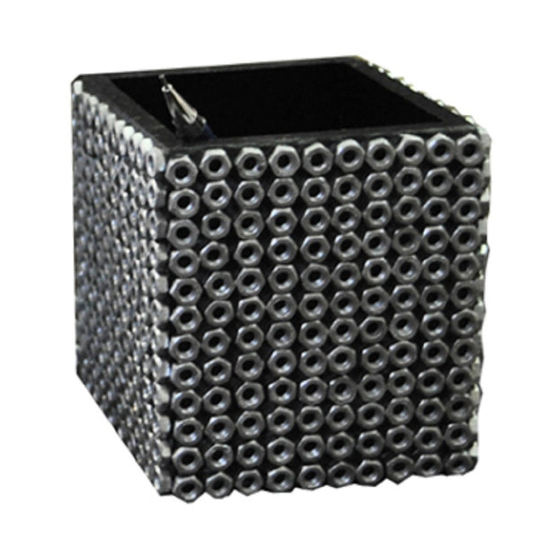 Stunning Pen Stand made out of waste metal nuts