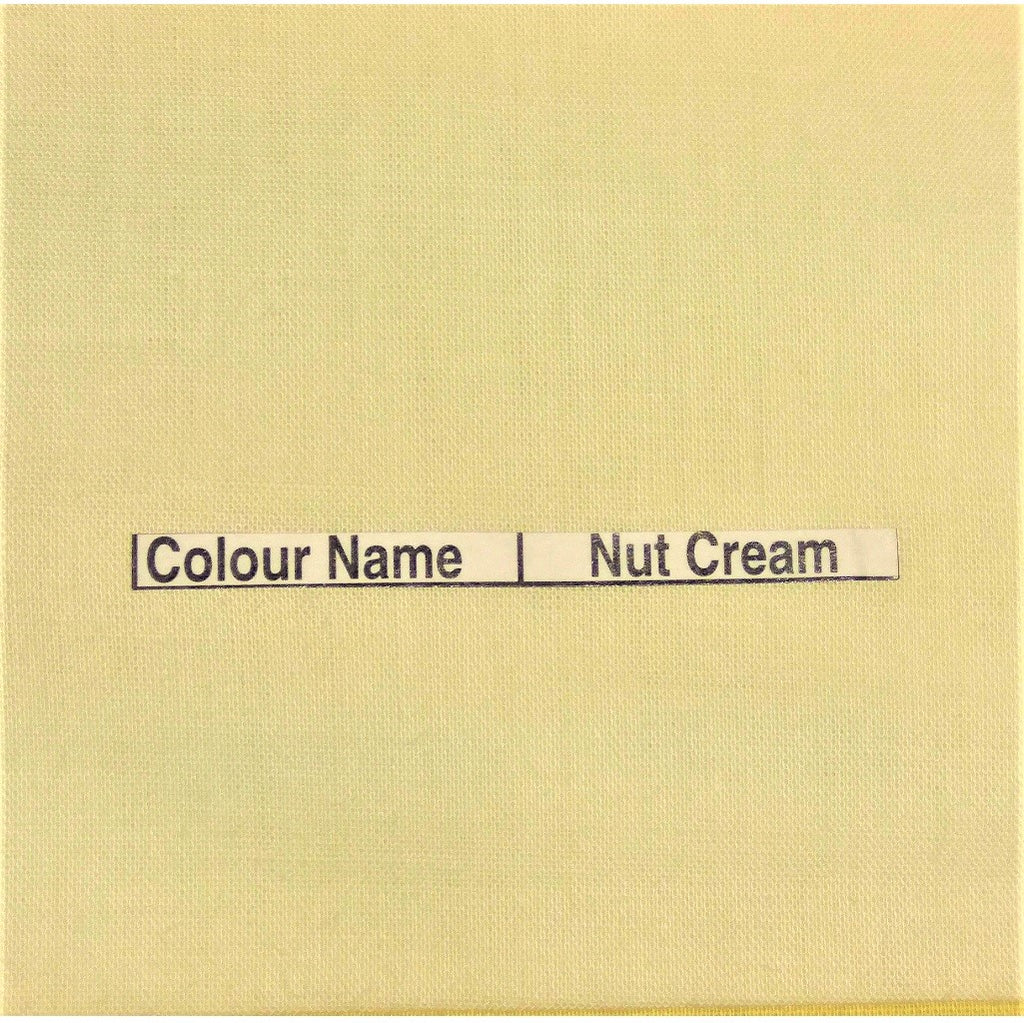 Organic Herbal Dyed Fabric - Nut Cream 42" Pano Choose From Cut Piece size