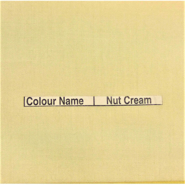 Organic Herbal Dyed Fabric - Nut Cream 42" Pano Choose From Cut Piece size