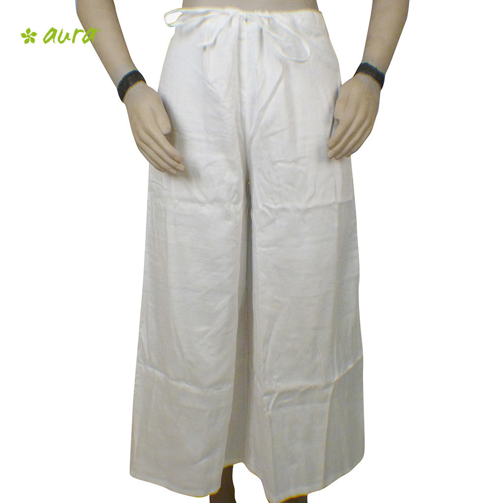 Organic herbal dyed women's plazzo satin