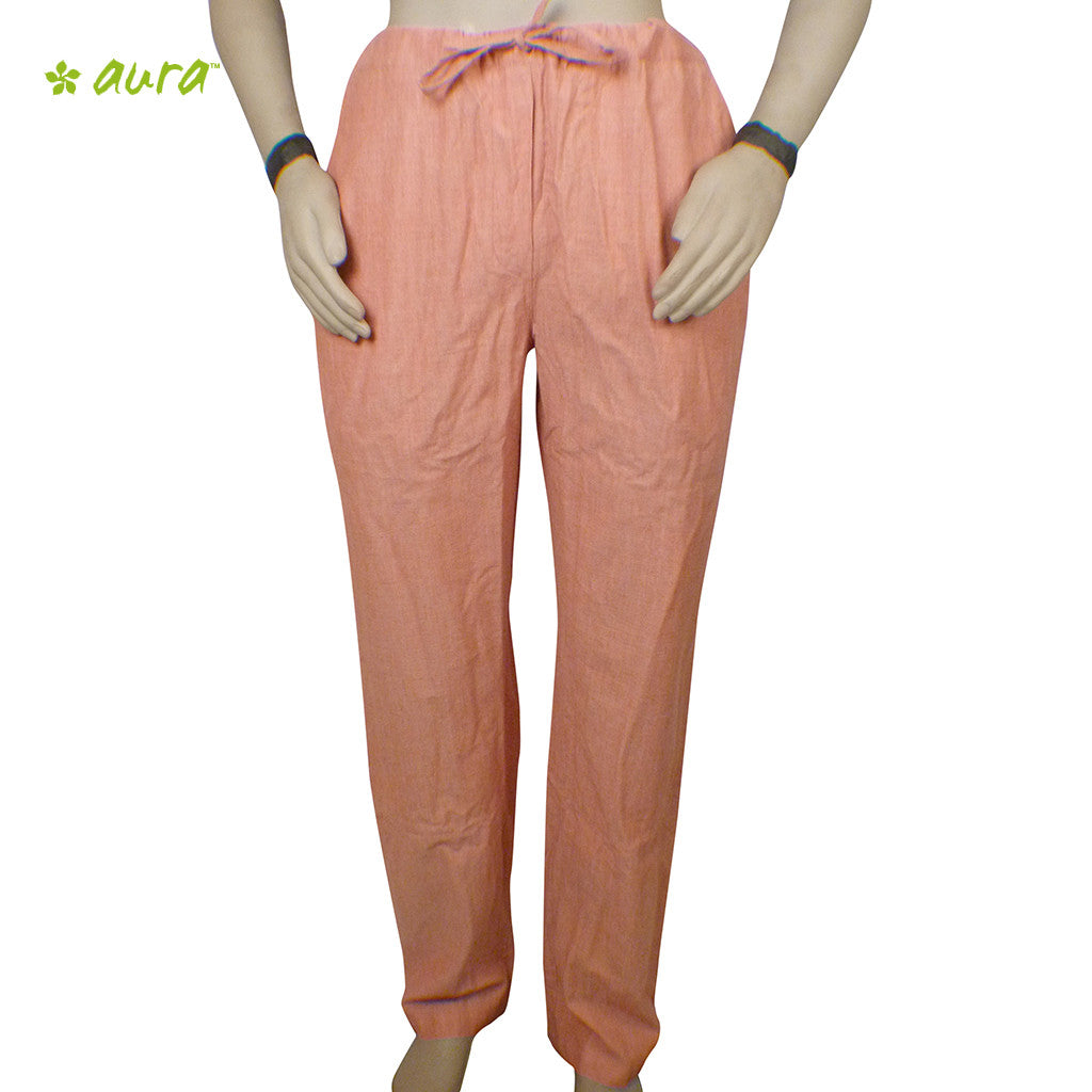 Organic herbal yarn dyed women's pant