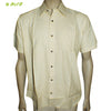 Organic herbal  Yarn dyed men's shirt (Mike) Half sleeve