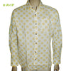 Organic herbal dyed Cambric men's shirt (Marigo Ground)  Full sleeve