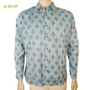 Organic herbal dyed Cambric men's shirt (Nalini) Full sleeve