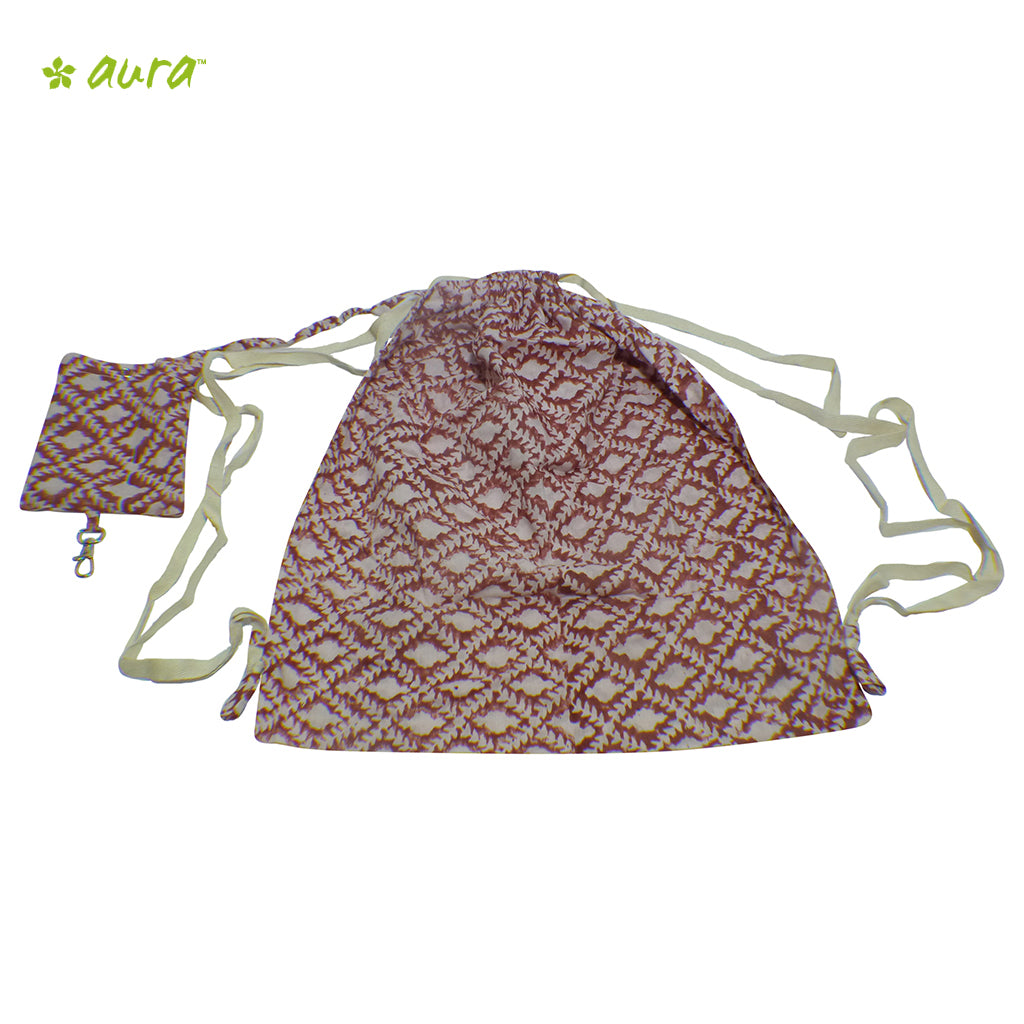 Organic herbal dyed corporate bag block print