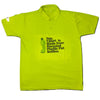 Waste PET Bottles Recycled to make this T Shirt - 100% PET Recycled  Polo Light Green