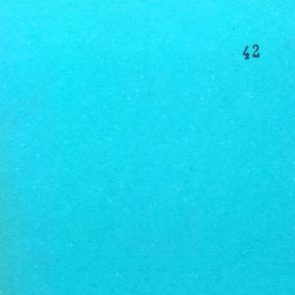 Sky Blue thin paper hand made khadi (cotton waste) plain with small design set of 5