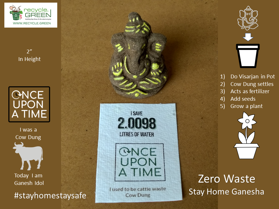 Zero Waste Stay Home Ganesha 2"
