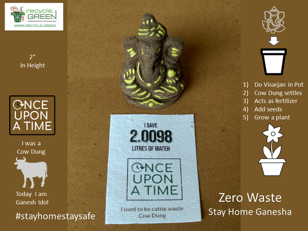 Zero Waste Stay Home Ganesha 2"