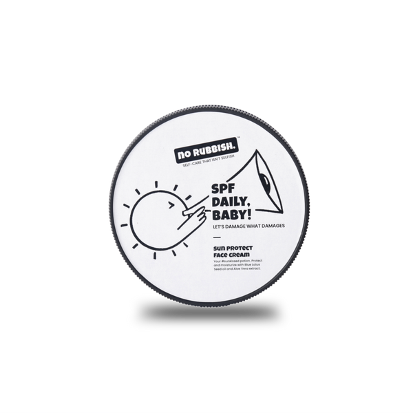 10% off today - No Rubbish SPF daily, baby!  Face Moisturizer with sunscreen