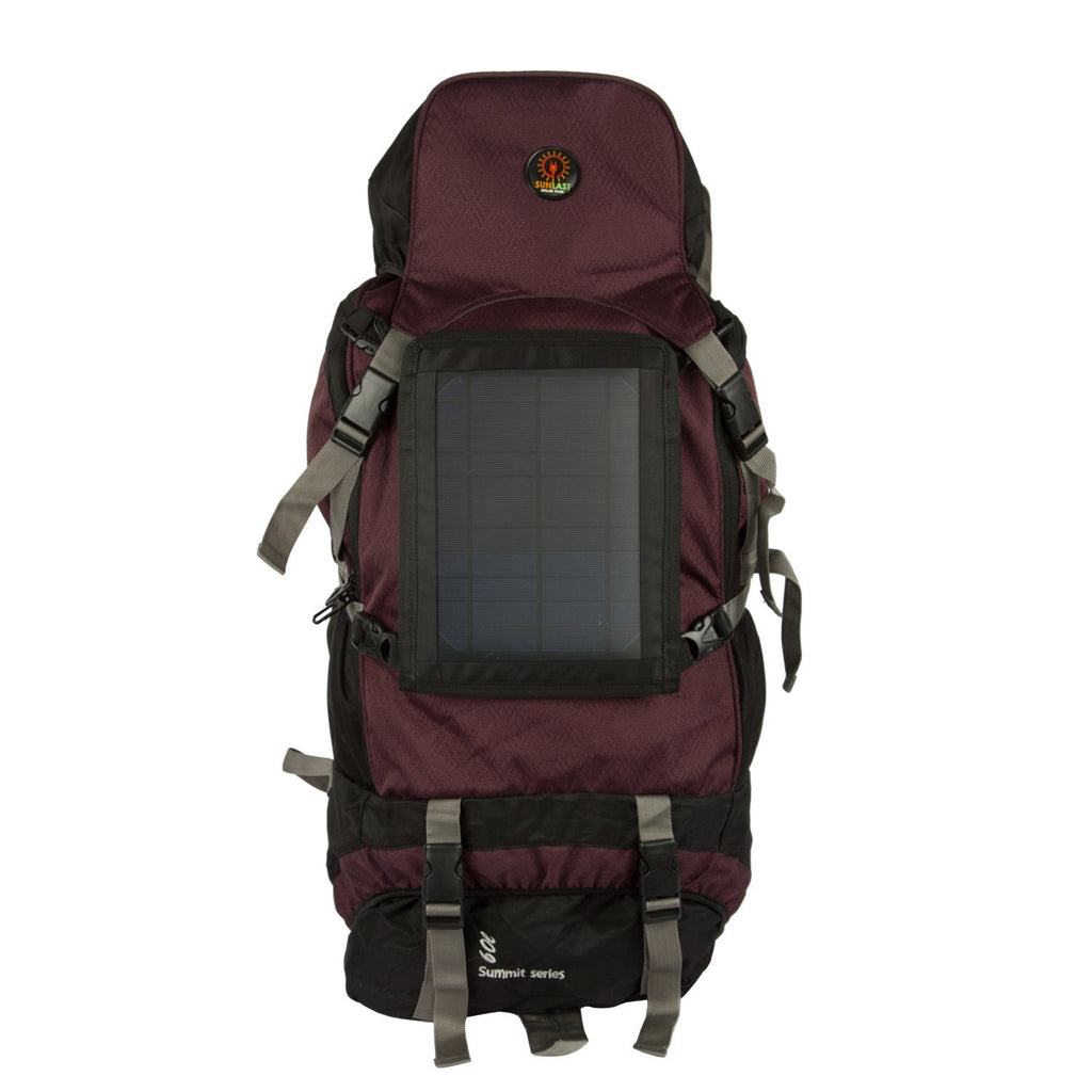 Solar Trekking bag T001 with solar panel, battery bank and mobile charger