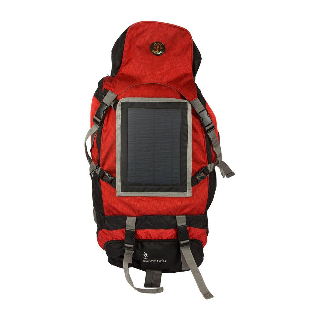 Solar Trekking bag T001 with solar panel, battery bank and mobile charger