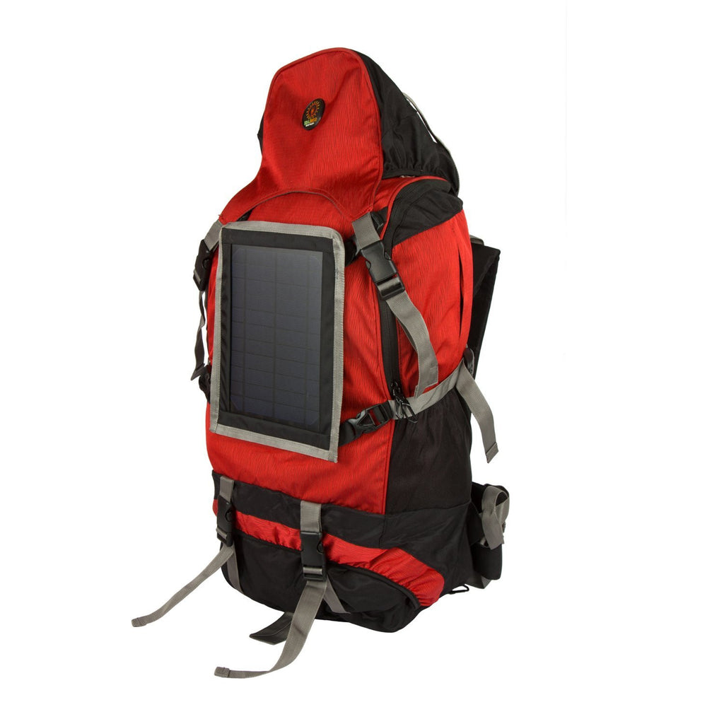 Solar Trekking bag T001 with solar panel, battery bank and mobile charger
