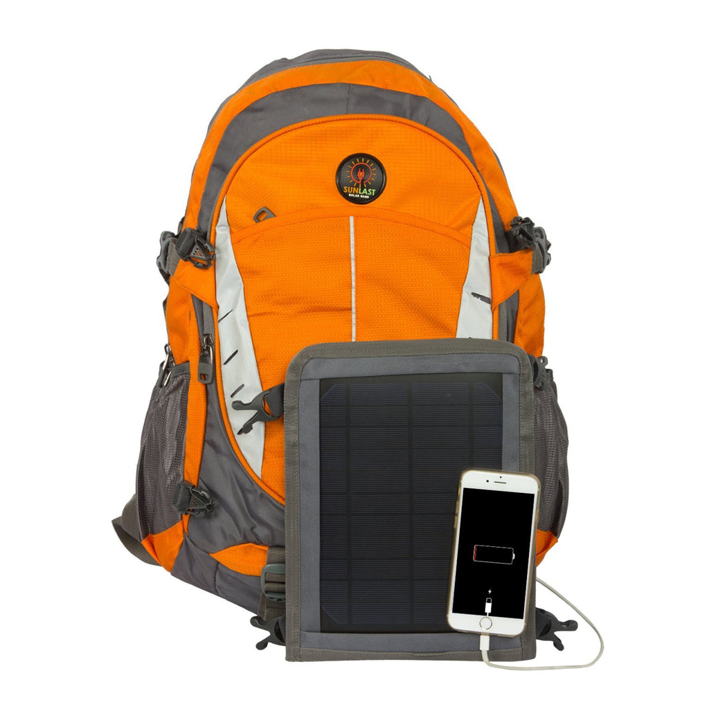 Solar Trekking Backpack T002 with solar panel, battery bank and mobile charger (Sunlast)