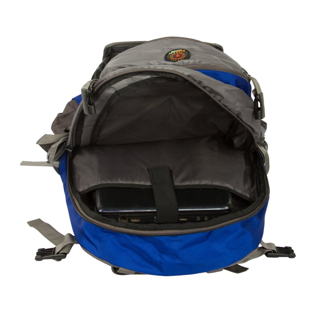 Solar Trekking Backpack T003 with solar panel, battery bank and mobile charger (Sunlast)