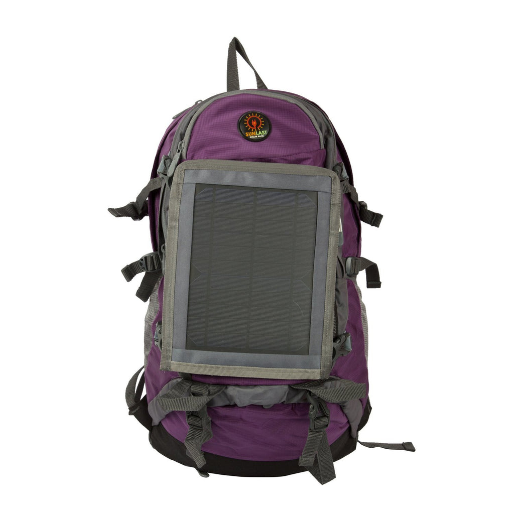 Solar Trekking Backpack T004 with solar panel, battery bank and mobile charger (Sunlast)