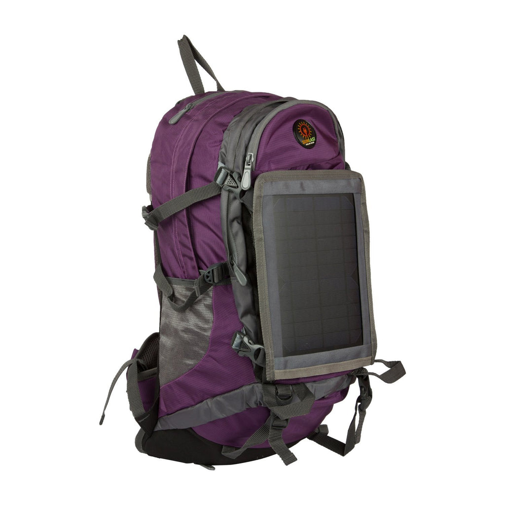 Solar Trekking Backpack T004 with solar panel, battery bank and mobile charger (Sunlast)