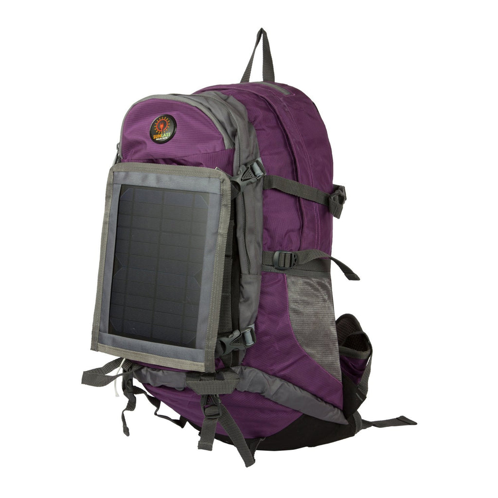 Solar Trekking Backpack T004 with solar panel, battery bank and mobile charger (Sunlast)