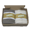 Gift Pack Organic Herbal Dyed Hand Towel Cotton Terry Fabric 16" x 24" set of 2 - 6 colour combination