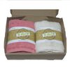 Gift Pack Organic Herbal Dyed Hand Towel Cotton Terry Fabric 16" x 24" set of 2 - 6 colour combination