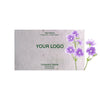 Recycled Plantable Paper Visiting Cards Dual Side Single Colour Printing with Wildflowe