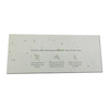 Recycled Plantable Paper Wedding/Invitation Card 8.35 x 3.45 inches(100 Cards)