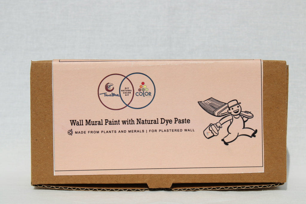 Organic Herbal Wall Mural Paint with Natural Dye Paste 