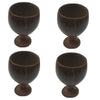 Handmade Coconut Shell Wine Cup (Set of 4)