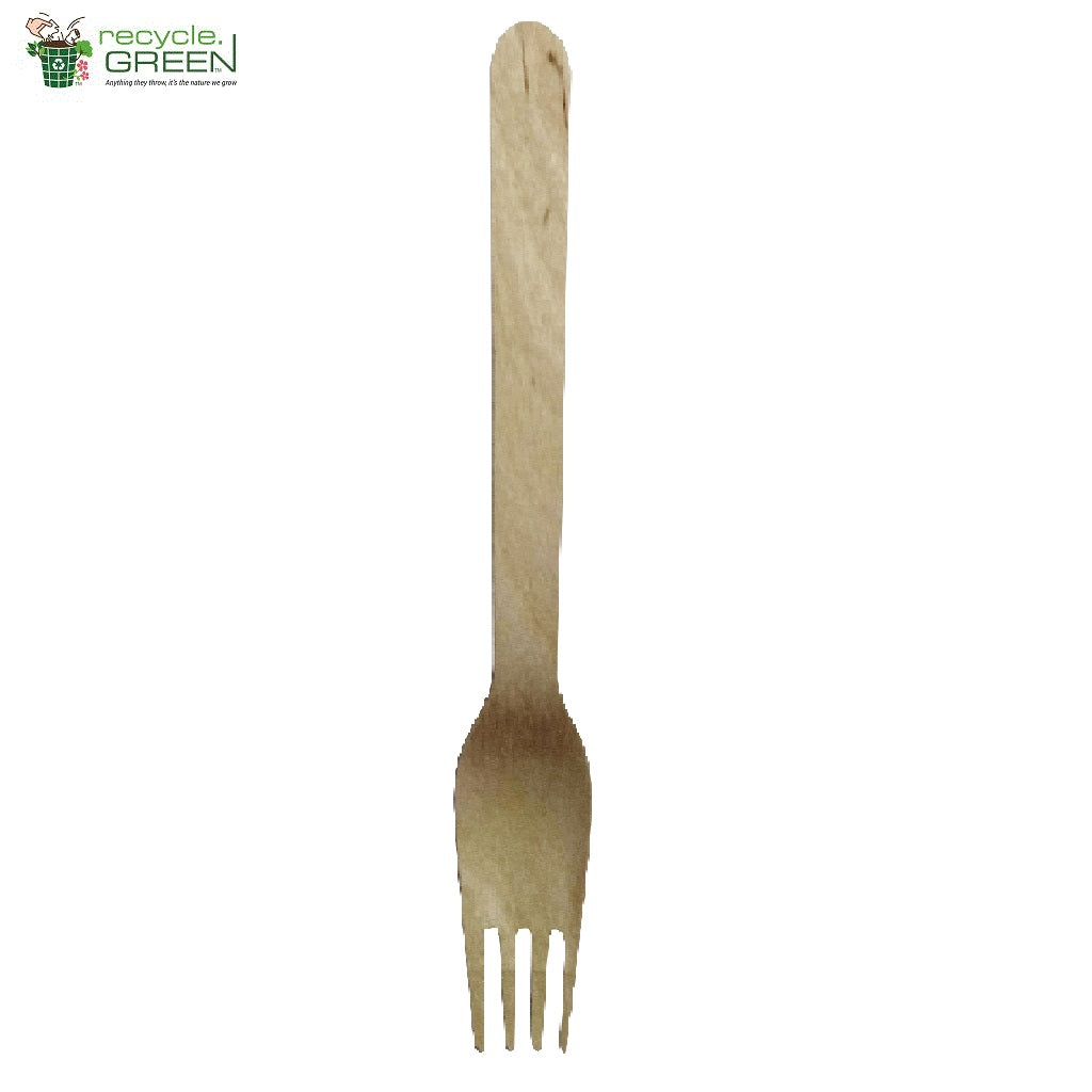 Biodegradable Compostable Wooden Fork  (Set of 25)