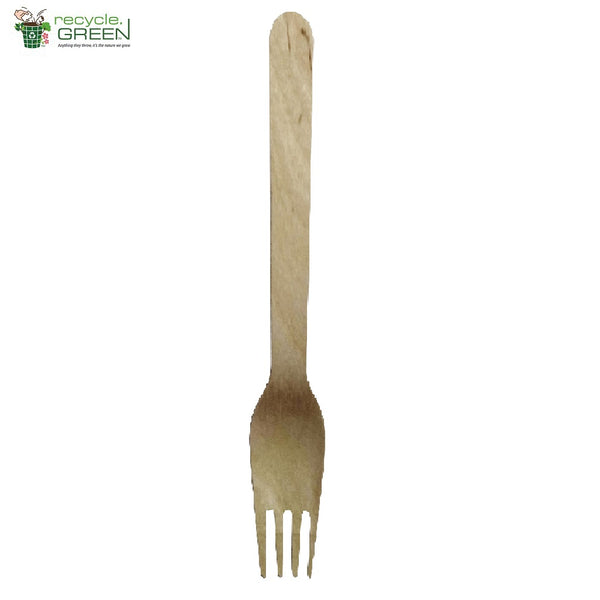Biodegradable Compostable Wooden Fork  (Set of 25)
