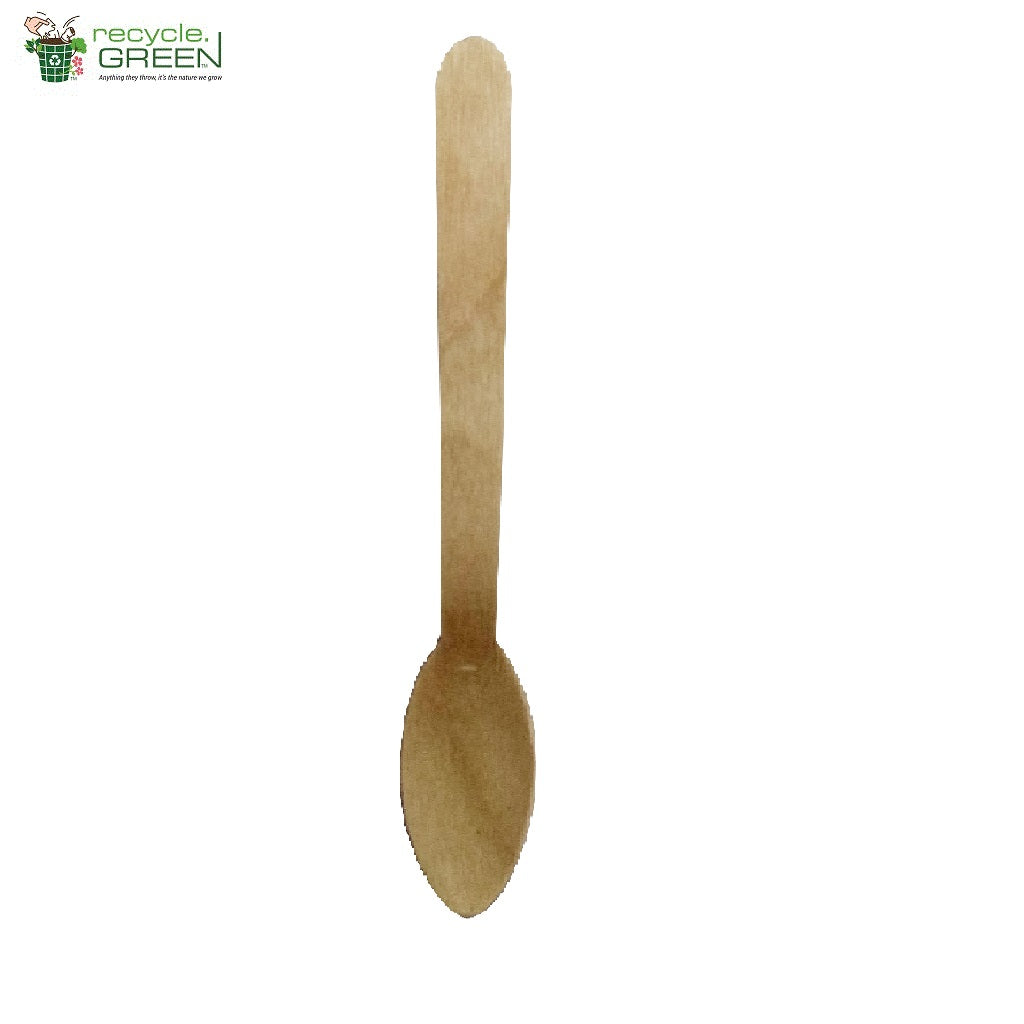 Biodegradable Compostable small spoon wooden (Set of 25)