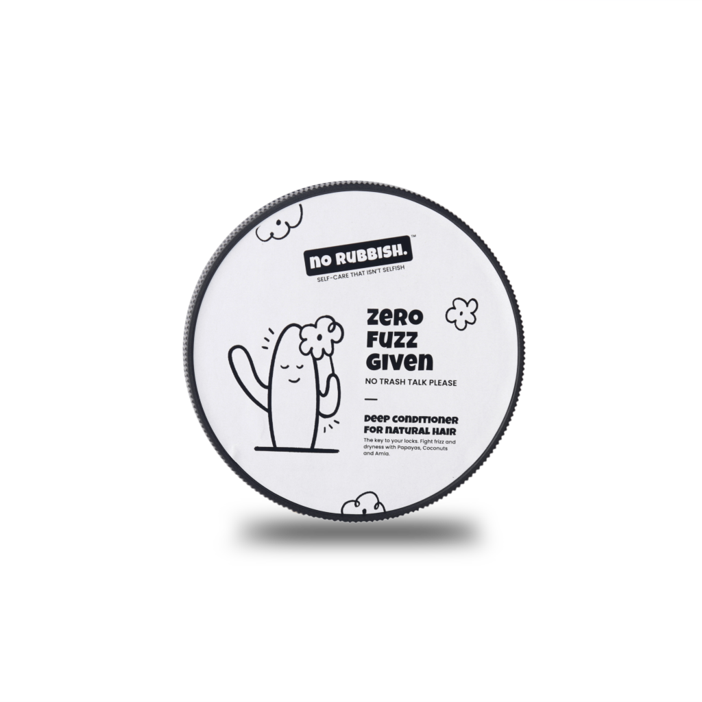 No Rubbish-Zero fuzz given  Deep conditioner for natural hair