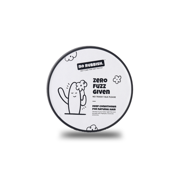 No Rubbish-Zero fuzz given  Deep conditioner for natural hair