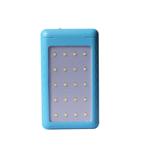 8000mah Dual USB Portable Solar Power Bank, 20 LED Torch, Backup Battery for cellphones