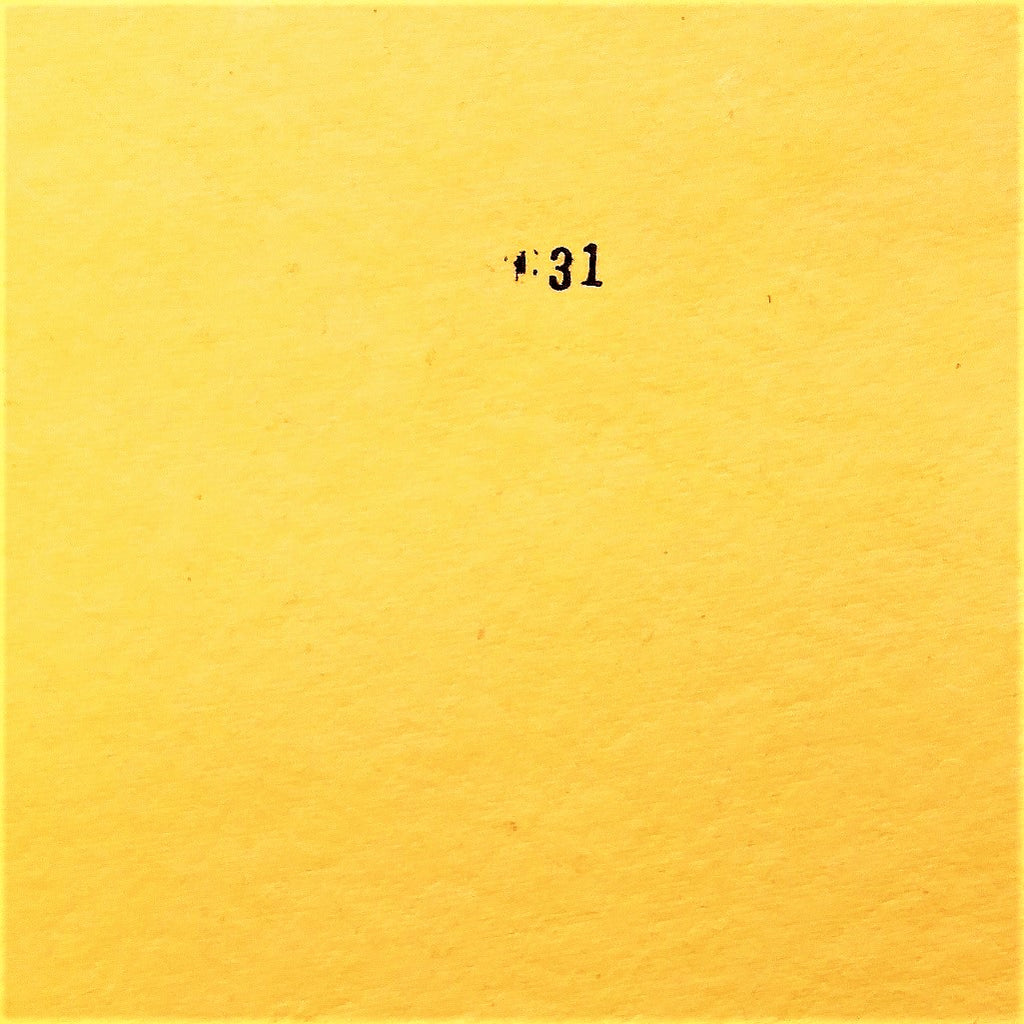 Yellow card paper hand made khadi (cotton waste) plain set of 5