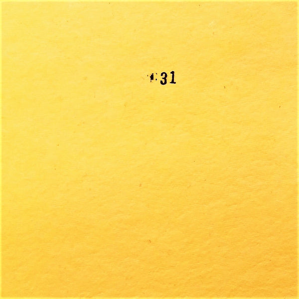 Yellow card paper hand made khadi (cotton waste) plain set of 5