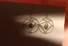 Delicate Darling A beautiful earrings for women made out of upcycled material by ECOHUT