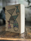 Angled Fish - Handmade Diary made from recycled paper by ECOHUT
