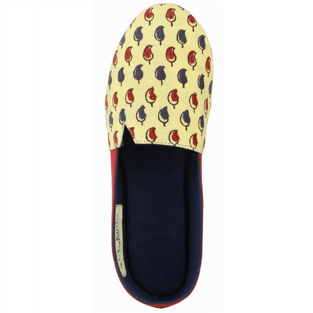 Mango Deluge | Handcrafted Vegan Slip-On Womens Shoes