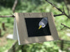 Bird in black - Handmade Diary from Recycled Paper by ECOHUT