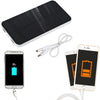 12000mah Dual USB Portable Solar Power Bank, Phone Stand Holder, Backup Battery for cellphones